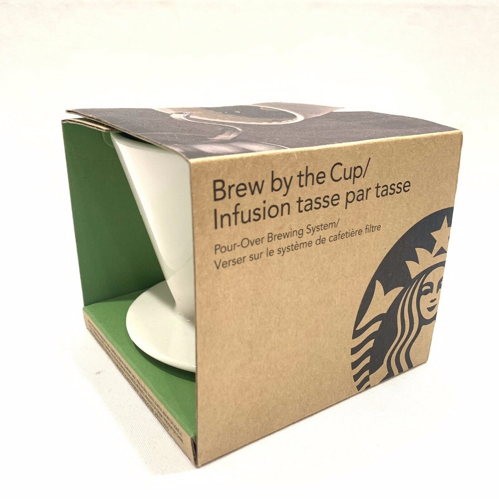 New Starbucks Ceramic Brew By The Cup Pour Over